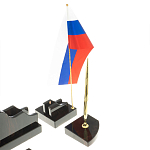 Настольный письменный набор из чёрного обсидиана с декором в виде льва Golden Lion варинант исполнения - 4 | Loft Concept в Волгограде