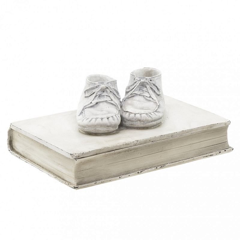 Шкатулка Baby shoes Молочный в Волгограде | Loft Concept 