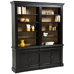 Витрина из массива сосны Sterling Showcase Black варинант исполнения - 1 | Loft Concept в Волгограде