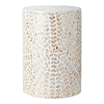 Столик с инкрустацией с перламутровым узором Jean Cream варинант исполнения - 1 | Loft Concept в Волгограде