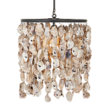 Люстра овальная с подвесками из устричных раковин Sea Ravens варинант исполнения - 2 | Loft Concept в Волгограде