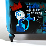Кресло "Баския и Уорхол" Basquiat Warhol graffiti chair натуральная кожа варинант исполнения - 9 | Loft Concept в Волгограде