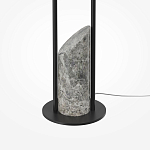 Напольный торшер светодионый черный Lumen Duo варинант исполнения - 4 | Loft Concept в Волгограде