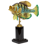 Статуэтка из фарфора в форме рыбы SEA Porcelain and Bronze варинант исполнения - 2 | Loft Concept в Волгограде