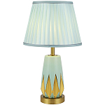 Настольная лампа с абажуром Femia Turquoise Gold Table Lamp варинант исполнения - 1 | Loft Concept в Волгограде