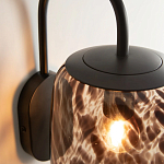 Бра с плафоном из янтарного стекла Amber Olmos Wall Lamp варинант исполнения - 4 | Loft Concept в Волгограде