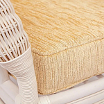 Комплект уличной мебели из ротанга Eloise белый варинант исполнения - 6 | Loft Concept в Волгограде