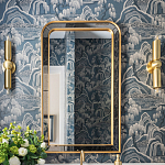 Зеркало в золотой раме Arched Mirror варинант исполнения - 2 | Loft Concept в Волгограде