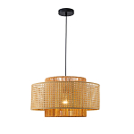 Подвесной светильник с абажуром из плтеного бамбука Light Inside the Cell варинант исполнения - 2 | Loft Concept в Волгограде