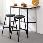 Черный барный стул Knopper варинант исполнения - 7 | Loft Concept в Волгограде