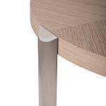 Столик журнальный с низкой круглой столешницей Wood Grain варинант исполнения - 4 | Loft Concept в Волгограде