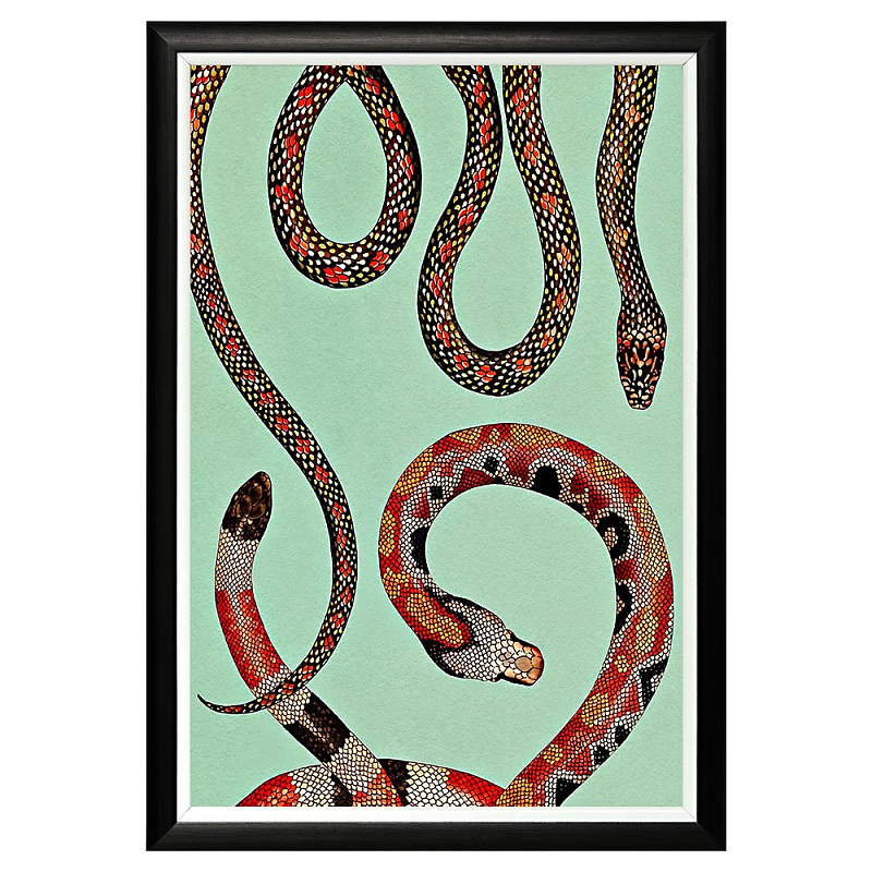 Постер Red Snakes Постер Red Snakes в Волгограде | Loft Concept