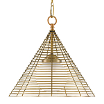 Подвесной светильник в форме конуса с фактурным абажуром Flawless Form варинант исполнения - 1 | Loft Concept в Волгограде