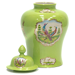 Фарфоровая ваза с крышкой Eden Garden варинант исполнения - 2 | Loft Concept в Волгограде