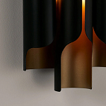 Бра из металла Dolton Wall Lamp Black варинант исполнения - 3 | Loft Concept в Волгограде