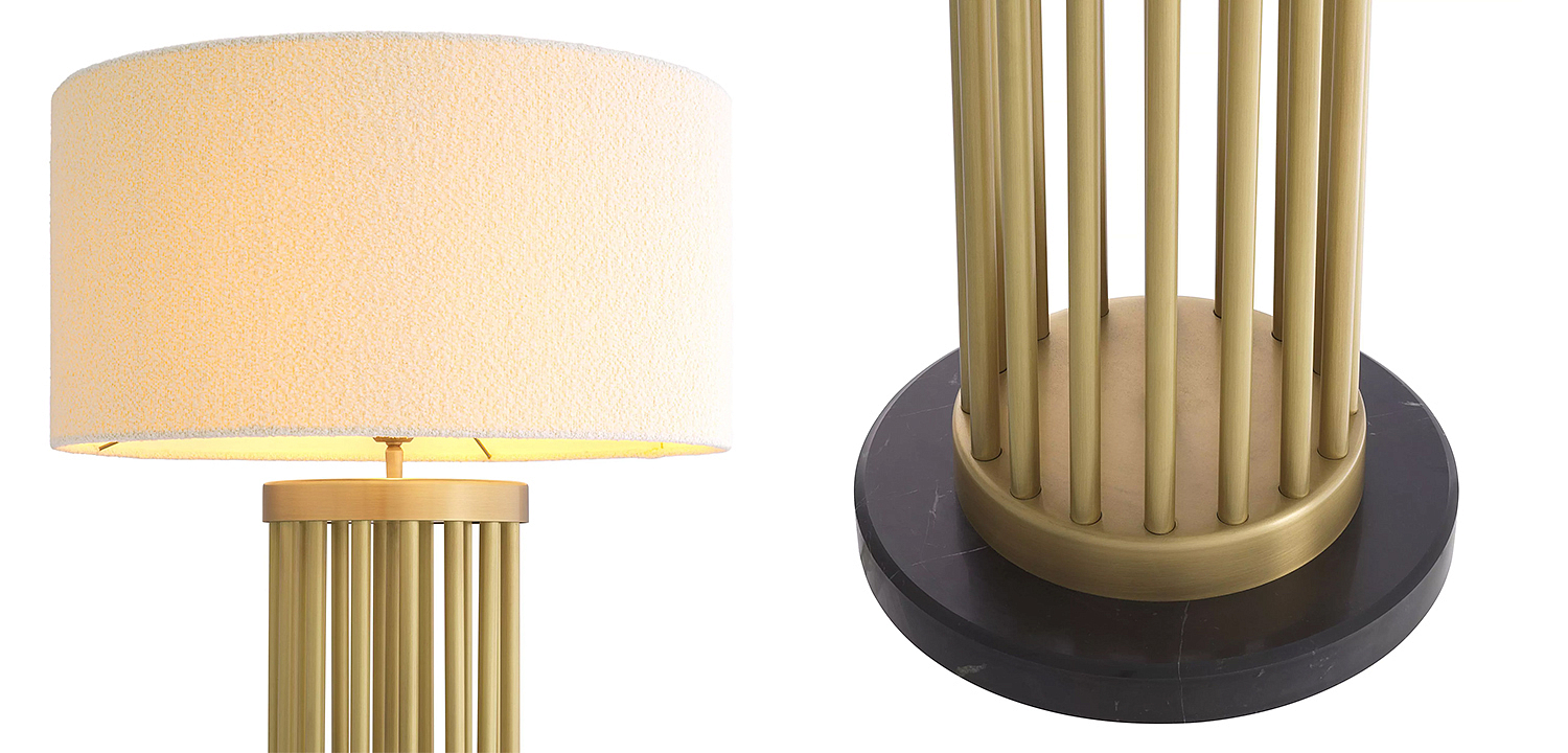 Торшер Eichholtz Floor Lamp Condo Brass Торшер Eichholtz Floor Lamp Condo Brass - Loft-Concept в Волгограде