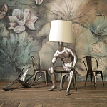 Лампа MALE MANNEQUIN LAMP с абажуром варинант исполнения - 2 | Loft Concept в Волгограде