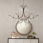 Люстра с прозрачными каплевидными подвесками Elegant Thin Chandelier варинант исполнения - 2 | Loft Concept в Волгограде