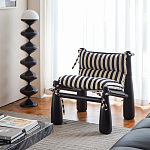 Кресло черно-белое со съемными подушками Celebrity варинант исполнения - 7 | Loft Concept в Волгограде