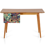 Письменный стол с принтом на ящиках Elise Desk варинант исполнения - 9 | Loft Concept в Волгограде