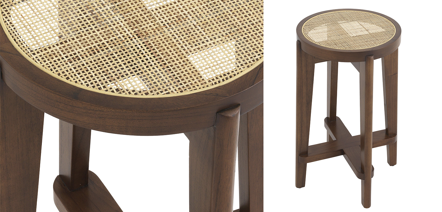 Полубарный стул Eichholtz Counter Stool Dareau brown Полубарный стул Eichholtz Counter Stool Dareau brown - Loft-Concept в Волгограде