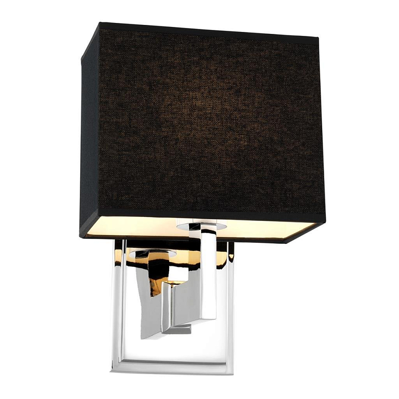 Бра Eichholtz Wall Lamp Balthazar Никель Черный Бра Eichholtz Wall Lamp Balthazar Никель Черный в Волгограде | Loft Concept