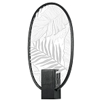 Бра с гравировкой на акриловом плафоне Gravyura Black варинант исполнения - 1 | Loft Concept в Волгограде