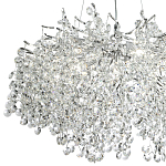 Люстра с хрустальными подвесками на металлических ветках Fairytree Light Silver Chandelier 14 варинант исполнения - 3 | Loft Concept в Волгограде