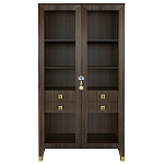 Дизайнерский шкаф витрина Elsa Dreams Walnut с 4-мя ящиками варинант исполнения - 9 | Loft Concept в Волгограде