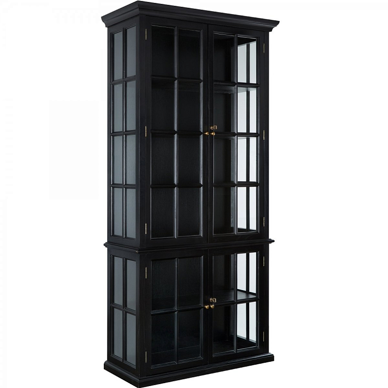 Шкаф-витрина French black Черный Шкаф-витрина French black Черный в Волгограде | Loft Concept