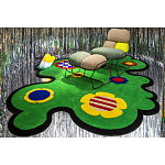 Дизайнерский ковер с цветами Poltronova Tappeto Prato Rug варинант исполнения - 9 | Loft Concept в Волгограде