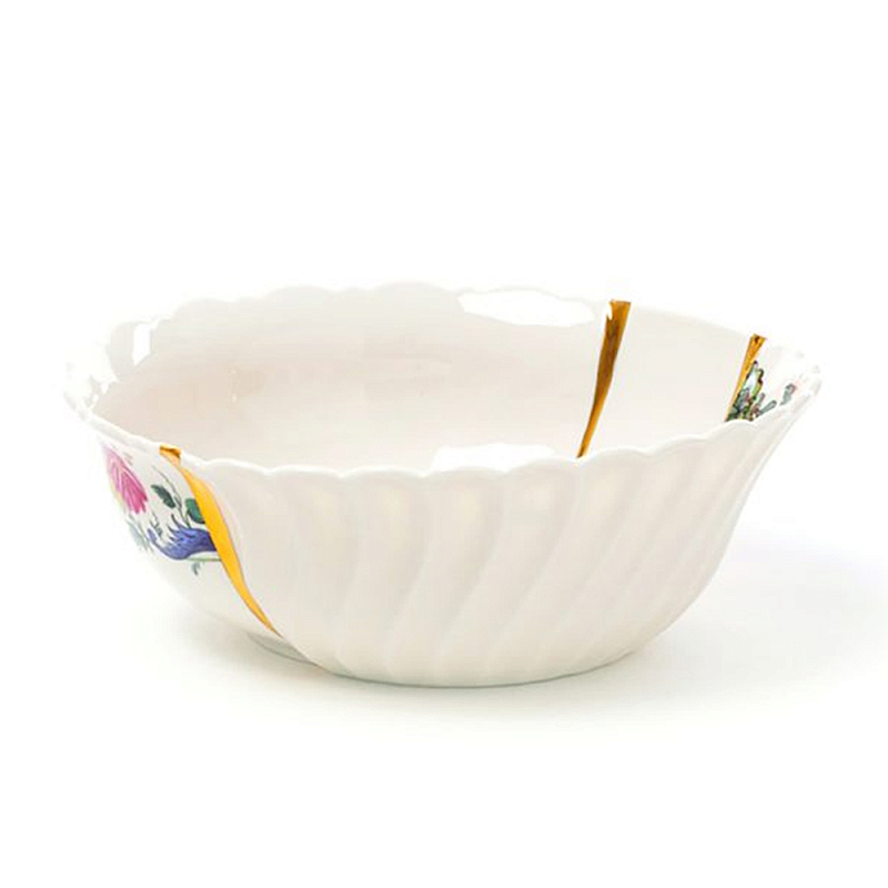 Салатник Seletti Kintsugi Белый Золотой Мульти Салатник Seletti Kintsugi Белый Золотой Мульти в Волгограде | Loft Concept