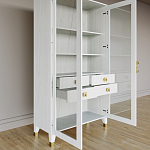 Дизайнерский шкаф витрина Elsa Dreams White с 4-мя ящиками варинант исполнения - 7 | Loft Concept в Волгограде
