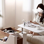 Журнальный столик передвижной с подъемной столешницей Table Trolley варинант исполнения - 3 | Loft Concept в Волгограде