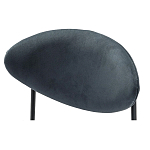 Стул металлический с мягкой спинкой и сиденьем из велюра Alfie Chair варинант исполнения - 6 | Loft Concept в Волгограде