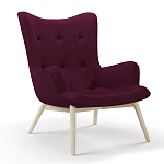 Мебельная ткань Шенилл фиолетовый цвет 138 см T4-27 варинант исполнения - 5 | Loft Concept в Волгограде