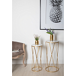 Столик дизайнерский Beige marble варинант исполнения - 2 | Loft Concept в Волгограде