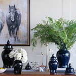 Ваза с крышкой однотонная Высота 48 см Chinoiserie Ceramics варинант исполнения - 4 | Loft Concept в Волгограде