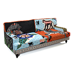 Диван с цветным принтом Qalakabusha Sofa варинант исполнения - 3 | Loft Concept в Волгограде