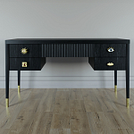 Письменный стол с 4-мя ящиками Elsa Dreams Black  варинант исполнения - 4 | Loft Concept в Волгограде