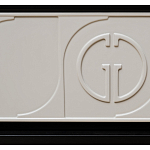 Тумбочка прикроватная с ящиком черно-серого цвета Noble Nightstand варинант исполнения - 4 | Loft Concept в Волгограде