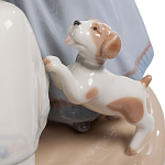 Статуэтка фарфоровая Девочки с собачками Charming Statuette варинант исполнения - 2 | Loft Concept в Волгограде