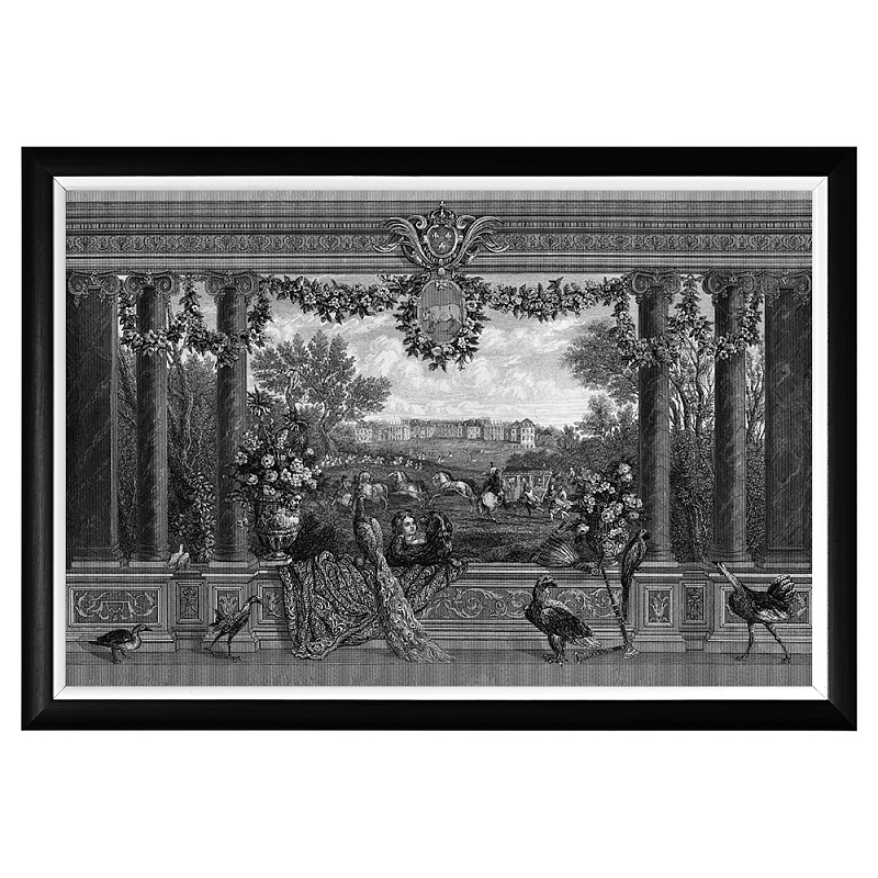 Постер Versailles Poster Черный Белый Постер Versailles Poster Черный Белый в Волгограде | Loft Concept