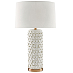 Настольная лампа покрытая лепестками белых цветов Fancy Calla Lily варинант исполнения - 2 | Loft Concept в Волгограде