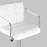 Барный стул с подлокотниками Honory White варинант исполнения - 7 | Loft Concept в Волгограде