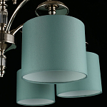 Люстра потолочная Nikoletta с бирюзовым плафоном варинант исполнения - 3 | Loft Concept в Волгограде