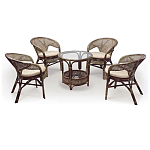 Комплект уличной мебели Sienna Dark Brown варинант исполнения - 1 | Loft Concept в Волгограде