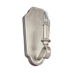 Бра серебрянного цвета с лампой в виде свечи на изогнутой ножке Feiss варинант исполнения - 1 | Loft Concept в Волгограде