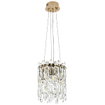 Подвесной светильник с хрустальными подвесками Roul Crystal Round Hanging Lamp варинант исполнения - 2 | Loft Concept в Волгограде