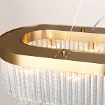 Люстра подвесная овальная со стеклянными трубками Nembus варинант исполнения - 2 | Loft Concept в Волгограде